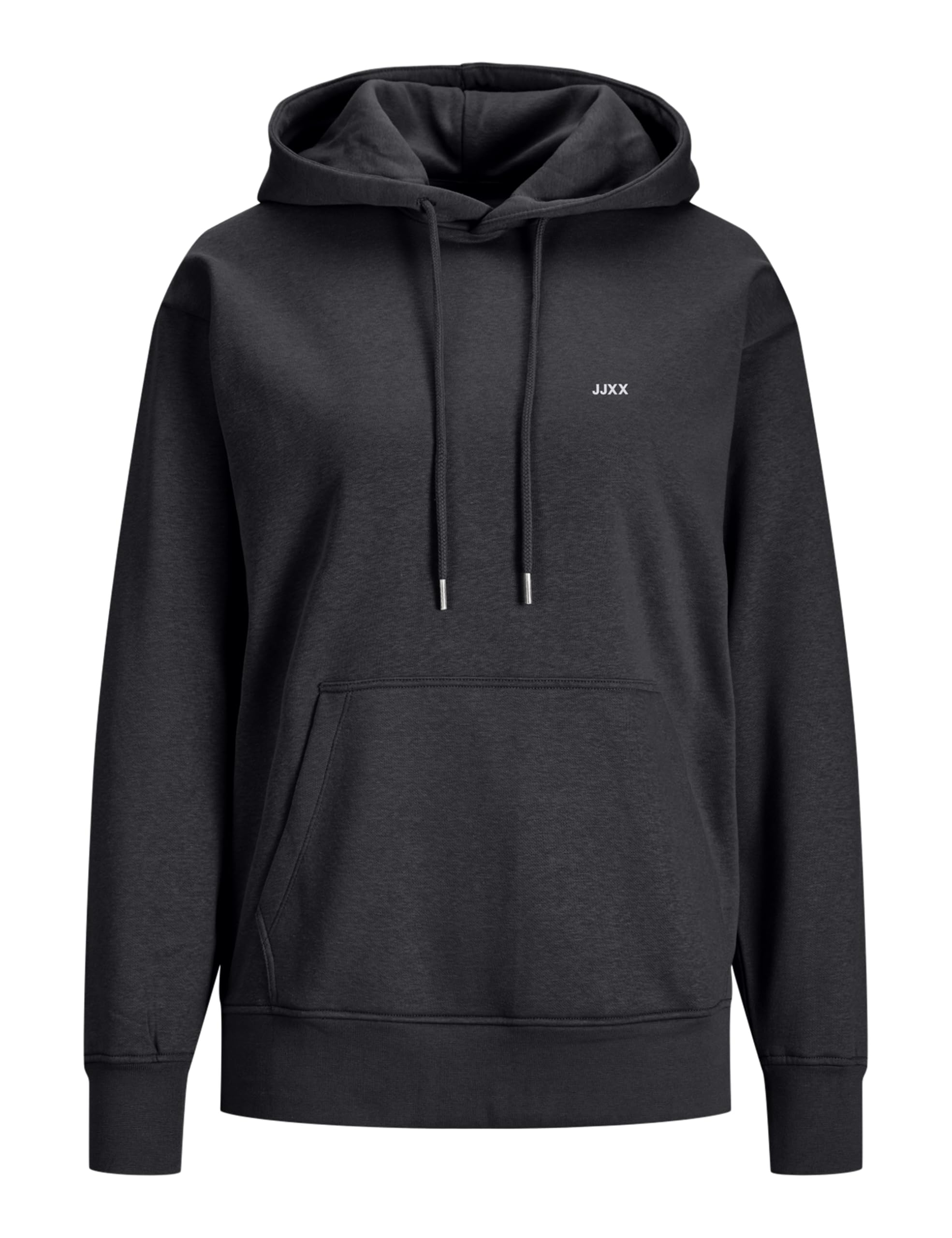 Jack & Jones Women's Jxabbie RLX Ls Every Hood SWT Noos Sweatshirt L Black/Print:white Jjxx Logo Angebot bei HelloDeals