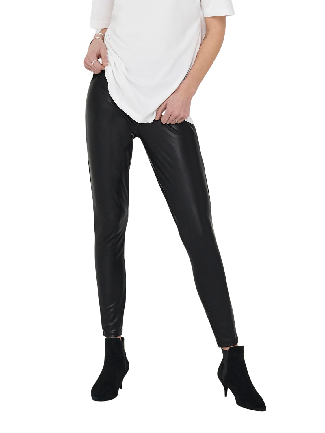 ONLY Damen Onlcool Coated Noos JRS Leggings XL Black 1 Angebot bei HelloDeals