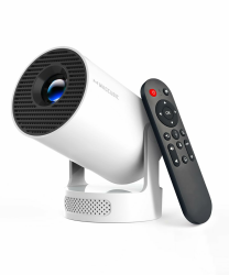Magcubic Mini Beamer, 4K FHD 1080P Unterstützt Smart Beamer Android 14 Auto Trapezkorrektur Kleiner Videoprojektor, Heimkino Tragbarer Projector mit WiFi6 BT5.4, 180°Dreh, 5W Soundbass Lautsprecher 5W Lautsprecher＆Manueller Fokus Angebot bei HelloDeals
