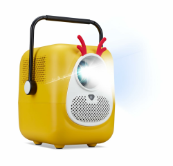 Acer - AOpen QF23s Powered by Acer LCD-LED Beamer - 1080p Full HD (1.920 x 1.080 Pixel), 6.500 LED Lumen, 1.000:1 Kontrast, Keystone, 2 x 3 Watt Lautsprecher, HDMI (HDCP), WLAN, gelb, Portable/Mobil Gelb 6500 LED Lumen Angebot bei HelloDeals