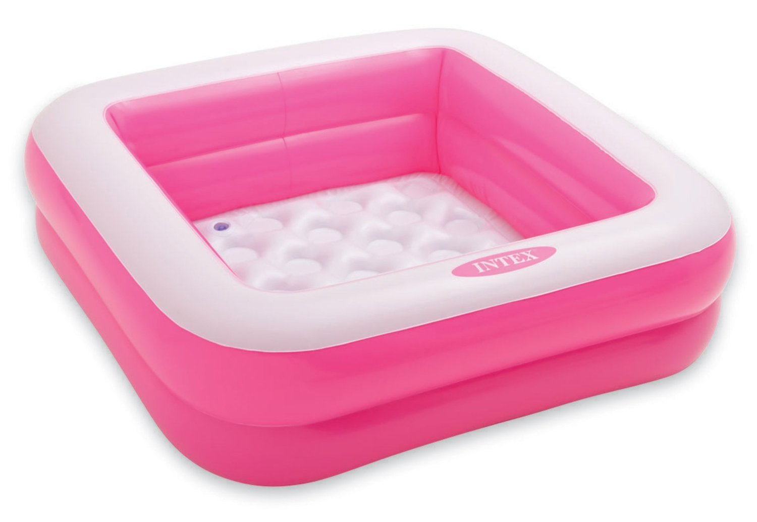 Intex Spielkiste, Swimming Pool, aufblasbar, quadratisch, für Babys und Kleinkinder, 57100 Rosa 57100 Angebot bei HelloDeals