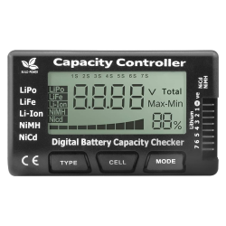 Digital Batterie Kapazität Checker, Batterie Tester, Batteriekapazität Spannungsprüfer Controller Tester für LiPo, LiFe, Li-Ion, NiMH, Nicd Angebot bei HelloDeals