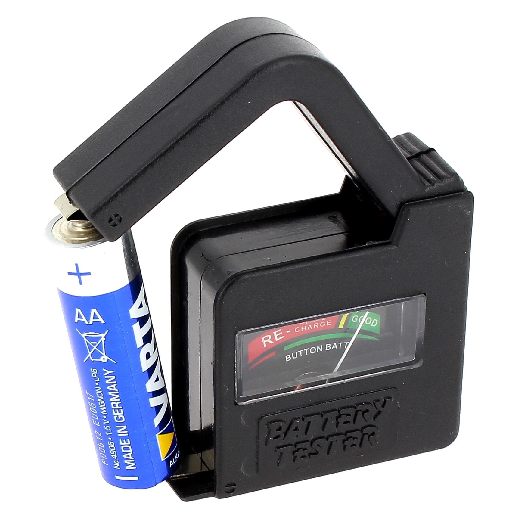 Transmedia Batterie-Tester, AA/AAA/C/D / 9V-Block NB1L Angebot bei HelloDeals