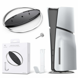 AceGamer Vertikaler Ständer für PlayStation 5 Konsole - rutschfeste Basishalterung mit Anti-Rollover-Schutz für PS5, PS5 Pro und Slim Angebot bei HelloDeals