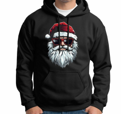 Tassenbrennerei Hoodie - Weihnachtspullover - Cooler Weihnachtsmann Pullover mit Weihnachtsmotiv - für Nikolaus, Weihnachten - Herren & Damen XL Schwarz Angebot bei HelloDeals