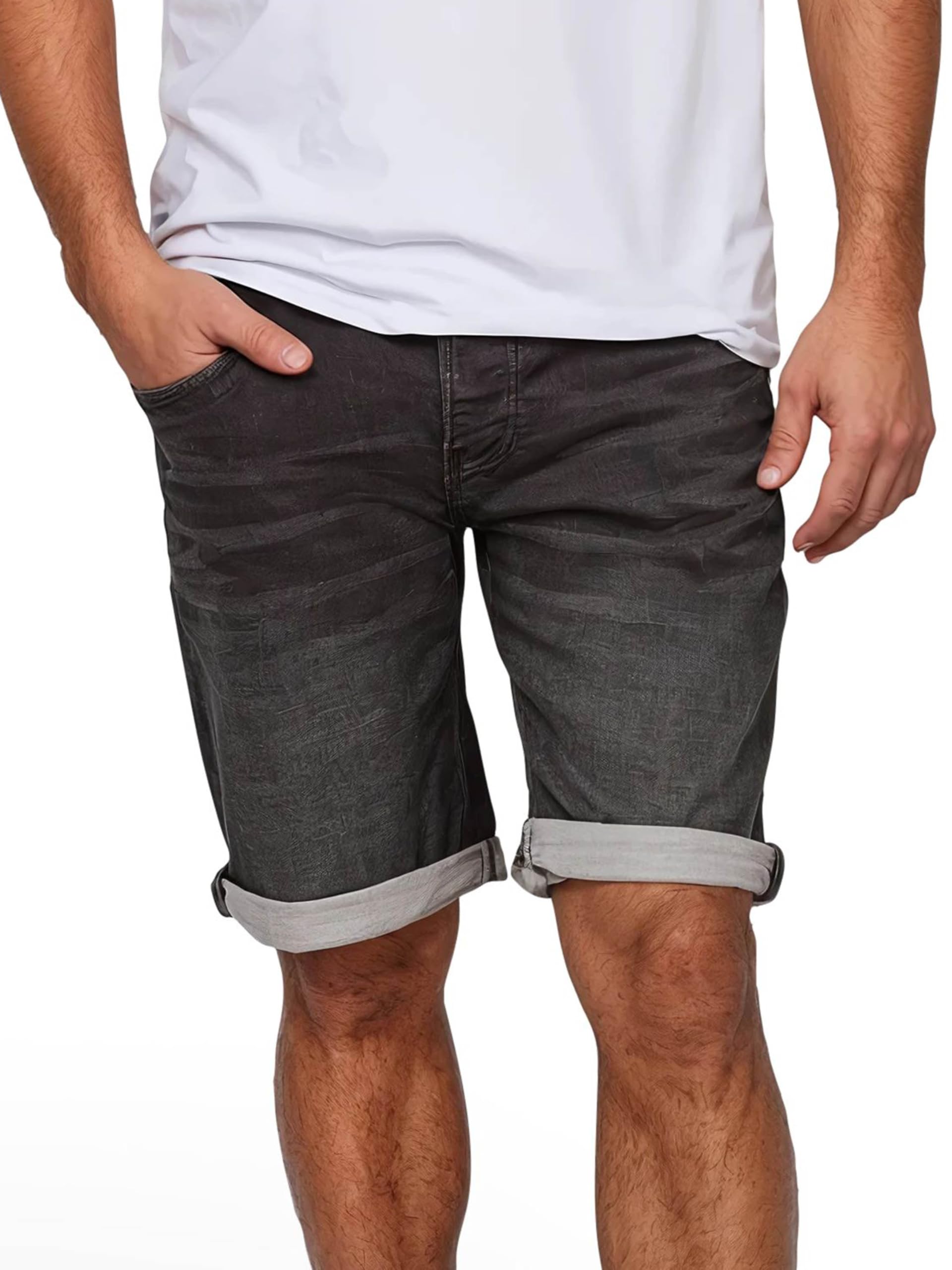 MUSTANG Herren Jeans Short Style Chicago Short 33 Dark Grey Denim (881) Angebot bei HelloDeals