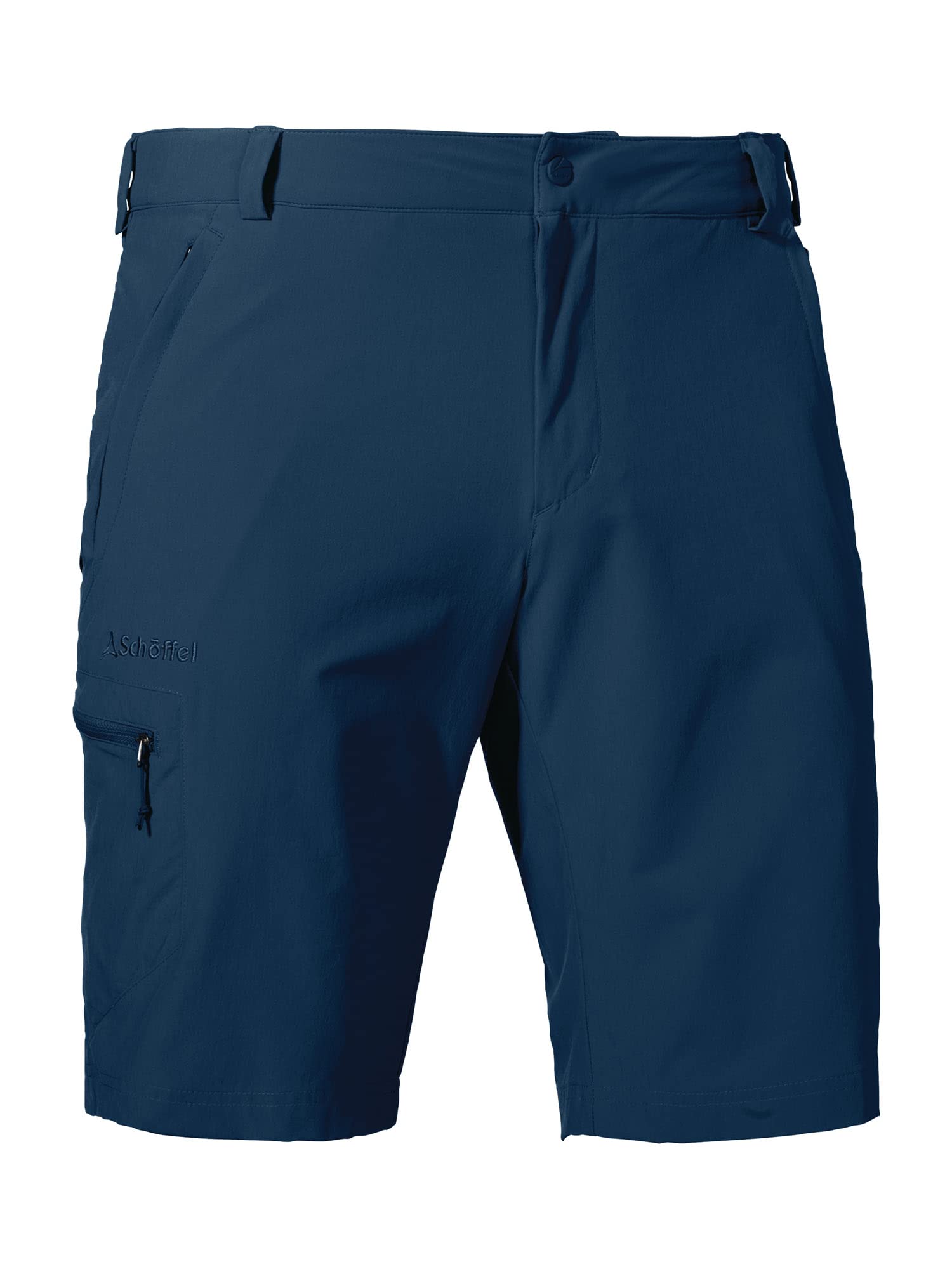 Schöffel Herren Shorts Folkstone, vielseitige kurze Wanderhose mit verstellbarem Bund, Outdoor Hose mit praktischen Taschen 50 Dress Blues Angebot bei HelloDeals