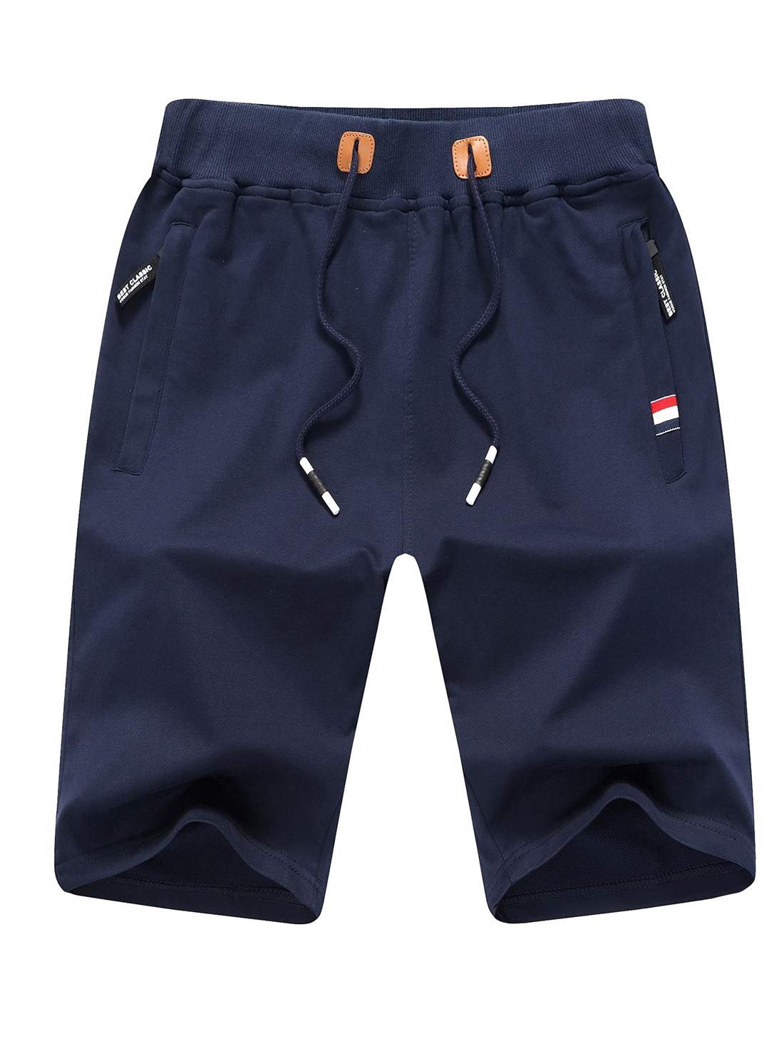 Tansozer Sport Shorts Herren Mit Reißverschluss Blau S Angebot bei HelloDeals