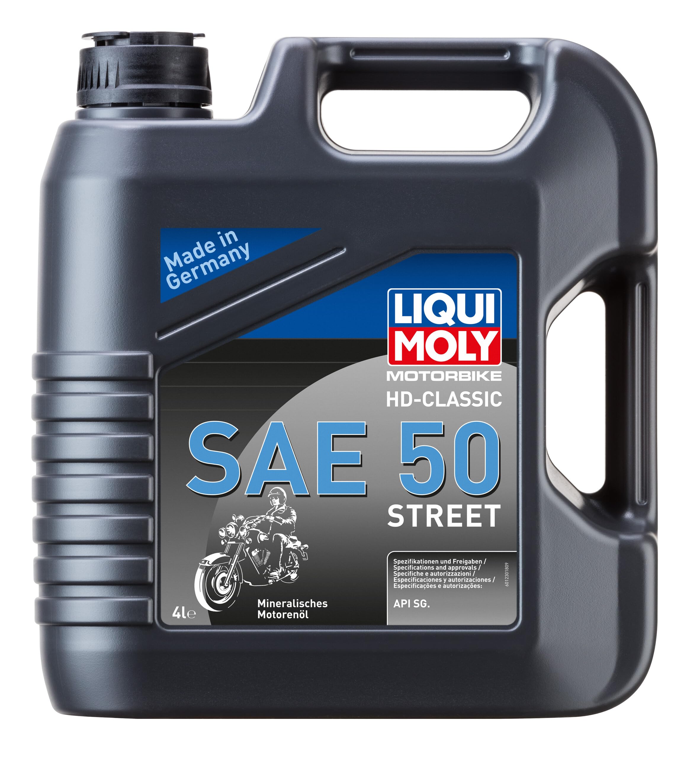LIQUI MOLY Motorbike HD-Classic SAE 50 Street | 4 L | Motorrad Motoröl | Art.-Nr.: 1230 Schwarz 4 l Angebot bei HelloDeals