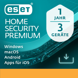 ESET HOME Security Premium 2026 | 3 Geräte | 1 Jahr | inklusive VPN, Datenverschlüsselung, Browserschutz & Privatsphäre | Windows, MacOs, Android oder iOS | Aktivierungscode per E-Mail Premium 3 Geräte 1 Jahr Angebot bei HelloDeals