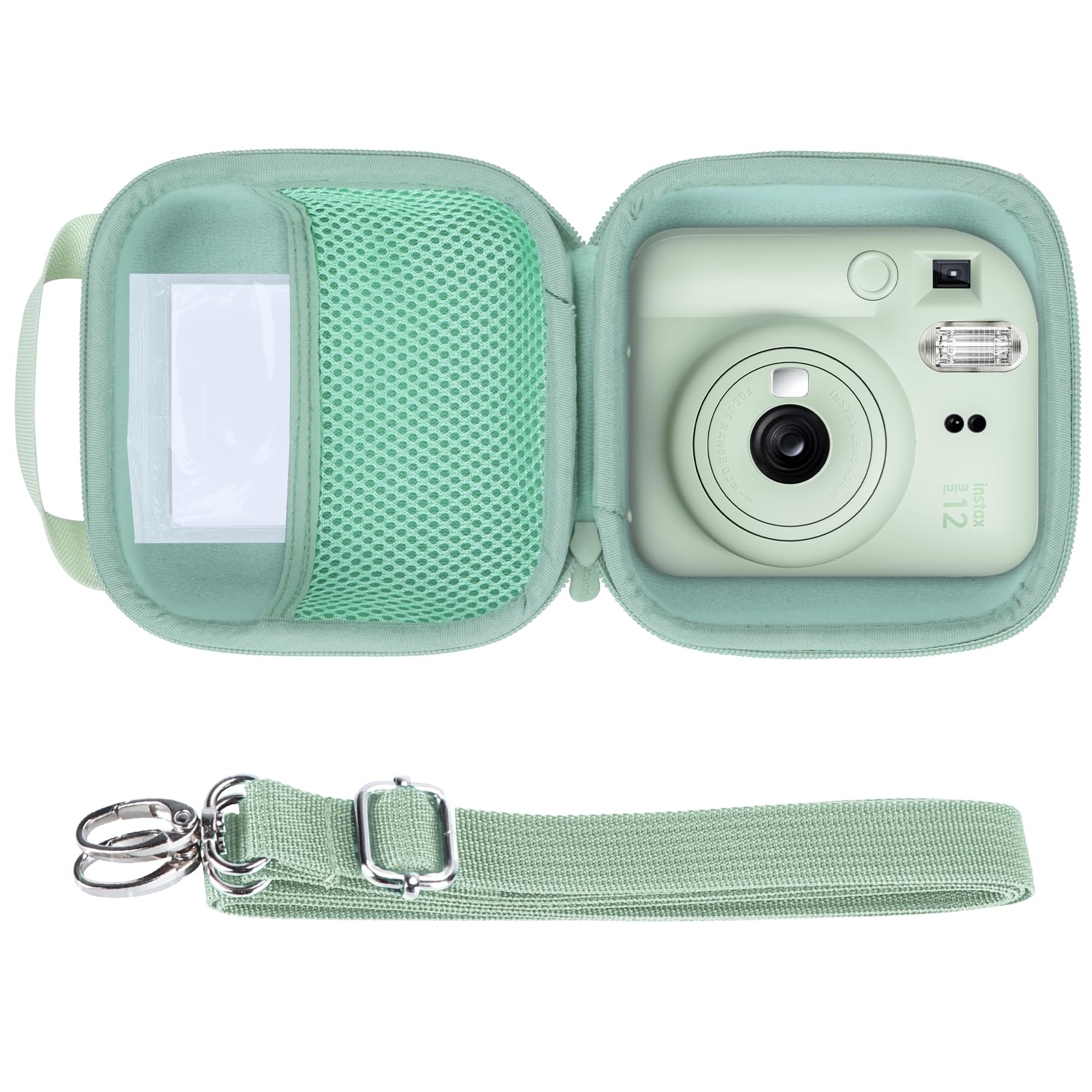 Hart Schutz Hülle Etui Tasche für INSTAX Mini 12 Sofortbildkamera/INSTAX Mini 11 Sofortbildkamera (Mint-Green) Angebot bei HelloDeals