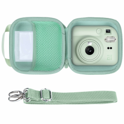 Hart Schutz Hülle Etui Tasche für INSTAX Mini 12 Sofortbildkamera/INSTAX Mini 11 Sofortbildkamera (Mint-Green) Angebot bei HelloDeals