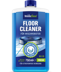 WoldoClean Wischroboter Bodenreiniger Konzentrat 750 ml - streifenfrei für alle Hartböden & Wischroboter, frischer Duft Angebot bei HelloDeals