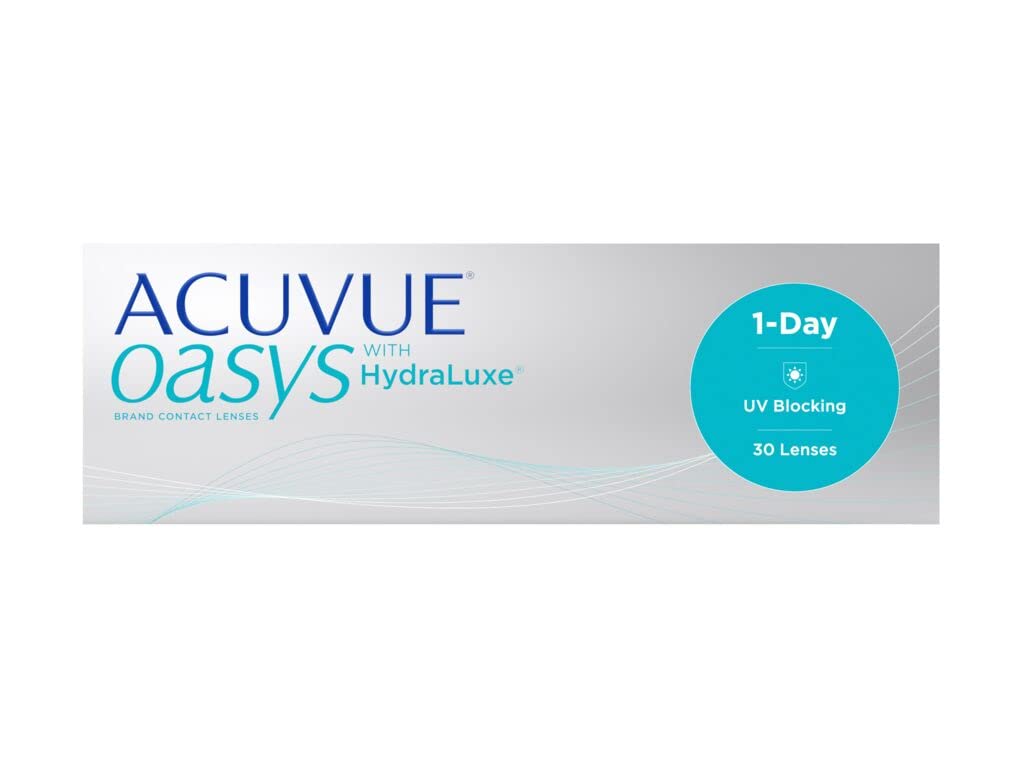 ACUVUE OASYS 1-Day Tageskontaktlinsen helfen das Gefühl von müden & trockenen Augen zu reduzieren – Tageskontaktlinsen mit -3 dpt und BC 8.5 – UV Schutz & Komfortables Tragegefühl – 30 Linsen -3.0 8.5 Millimeter 14.3 Millimeter 30 Angebot bei HelloDeals