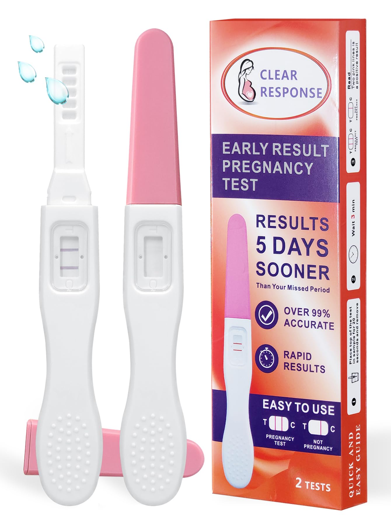 Fake Pregnancy Test Positiv,Gefälschte Schwangerschaftstest Positiv, EIN effektives Witz-Schwangerschaftstestspielzeug, Christmas April Fools' Day Pranks Gifts Rosa Angebot bei HelloDeals