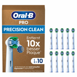 Oral-B Pro Precision Clean – ORIGINAL Aufsteckbürsten für Elektrische Zahnbürste – Zahnreinigung, Ersatzbürsten mit X-Borsten, Zahnbürstenaufsatz mit Briefkastenfähige Verpackung – Weiß, 10 Stück Angebot bei HelloDeals