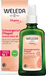 WELEDA Bio Mama Schwangerschafts-Pflegeöl - Naturkosmetik Massage Schwangerschaftsöl zur Vorbeugung von Schwangerschaftsstreifen / Dehnungsstreifen am Bauch, Oberschenkel und Brust (1 x 100ml) Angebot bei HelloDeals