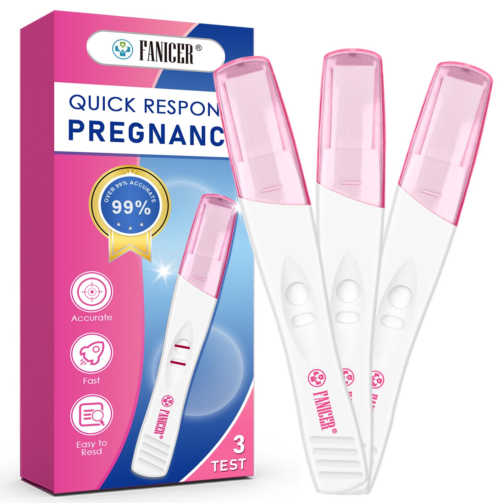 3 StüCk Profi FrüHschwangerschaftstest, Pregnancy Test, Schwangerschafts Schnelltest, FüR FrüHerkennung Einer Schwangerschaft, Schnellerkennung In 5 Minuten Yanyuntm-3 Angebot bei HelloDeals