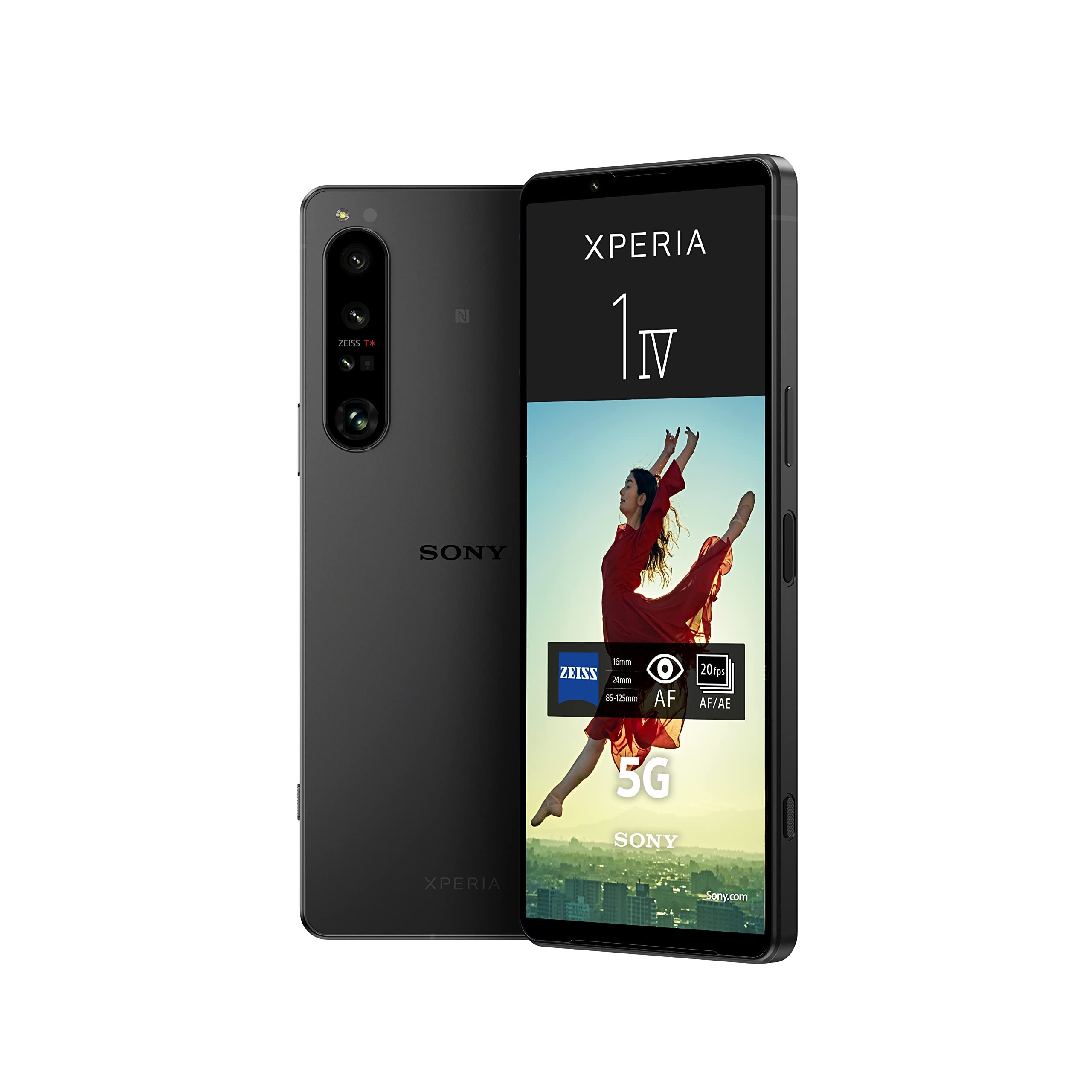 Sony Xperia 1 IV (5G Smartphone, 6,5 Zoll, 4K HDR 120 Hz OLED Display, Dreifachkamera mit optischem Zoom (ZEISS T*), 3,5 mm Audio, Android 12, 256GB/12GB RAM, Dual SIM, Schwarz (Renewed) Smartphone Schwarz Angebot bei HelloDeals