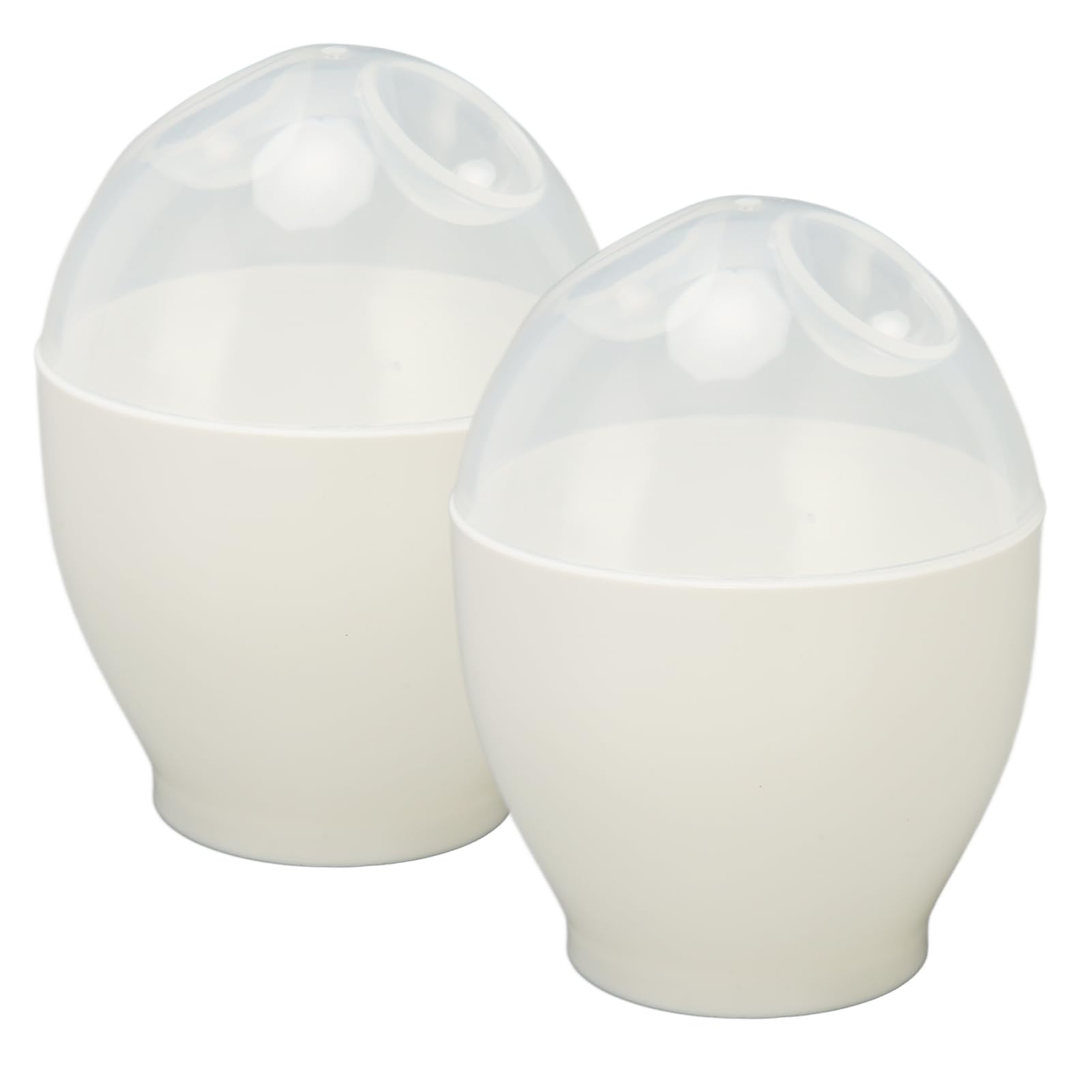 ZPSHYD 2PCS Mikrowelle Eierkocher Maker Wilderer Leichte, Mikrowellen und Wilderer, Tragbarer Mini Ei Schnellkochbecher für Das Frühstück in Der Küche Langlebiges ABS Set Angebot bei HelloDeals