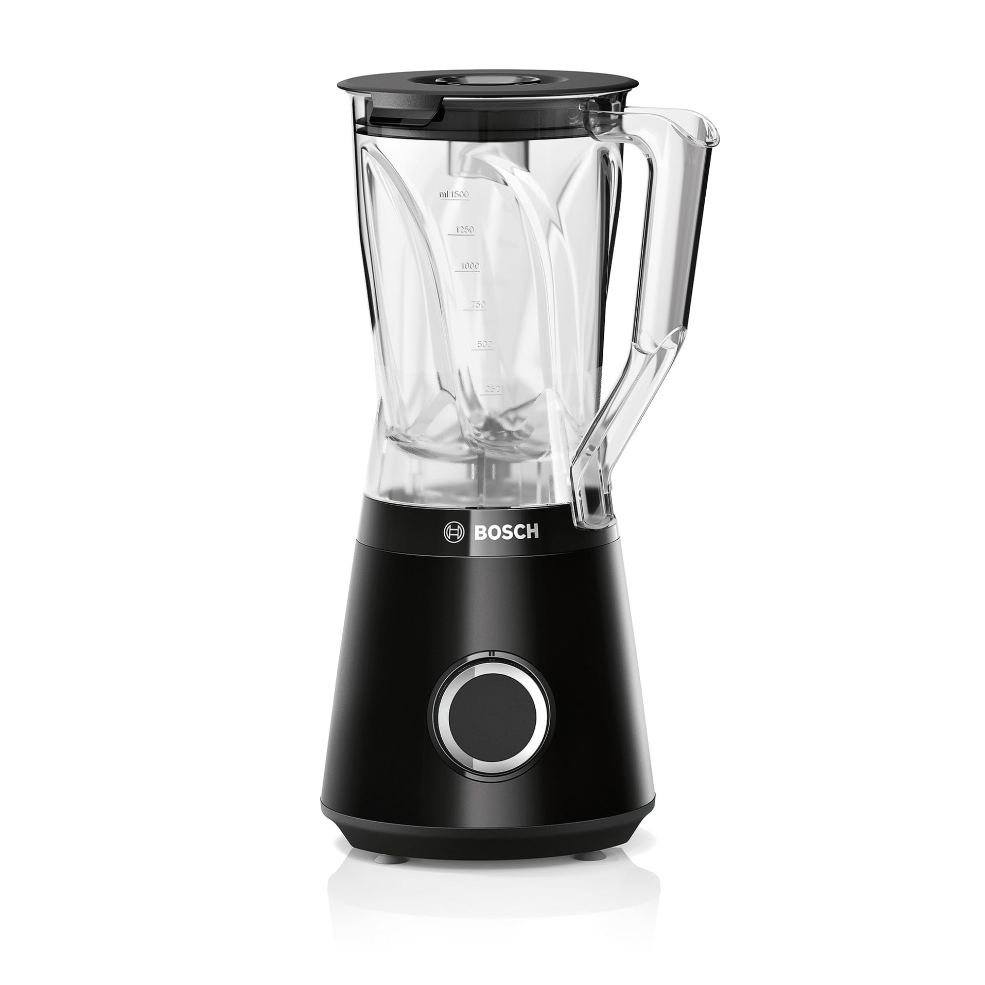 Bosch Standmixer VitaPower Serie 4 MMB6141B, Edelstahl-Klingen Made in Germany, 1,5l Tritan-Mixbehälter, spülmaschinengeeignete Teile, 30,000 U/min, 1200 W, schwarz Single Angebot bei HelloDeals