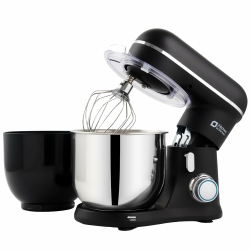 Kitchen in the box küchenmaschine, Zwei 3,5L Schüsseln, kleiner Knetmaschine, 10-Geschwindigkeits tragbarer, leichter Teigmaschine, mattes Rührmaschine mit Knethaken,Rührbesen und Schneebesen(Schwarz) 3.5L+3.5L Schwarz Angebot bei HelloDeals