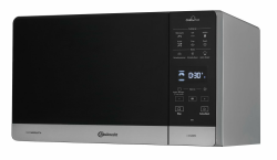 Bauknecht MWA 49 SL Mikrowellen-Backofen (freistehend)/ Dampfgarfunktion/ 3D-System–gleichmäßige Ergebnisse/AutoClean/ 6 Leistungsstufen/ 25 l Garraum/Glasdrehteller 28 cm Ø/DualCrisp & CrispFry aluminum Modell 2024 Angebot bei HelloDeals