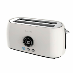 Cecotec Digitaler Toaster ClassicToast 15000 Beige Extra Double, 1500 W, Kapazität für 4 Scheiben Brot, 2 extra breite Langschlitze, 3 Funktionen, LED-Licht, Inklusive oberer Halterungen Extra Doppel Beige Angebot bei HelloDeals