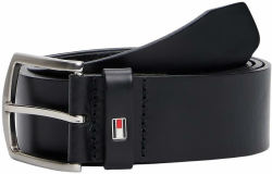 Tommy Hilfiger Ledergürtel NEW DENTON 4 cm breit dunkelbraun 100 Schwarz (Black) Angebot bei HelloDeals