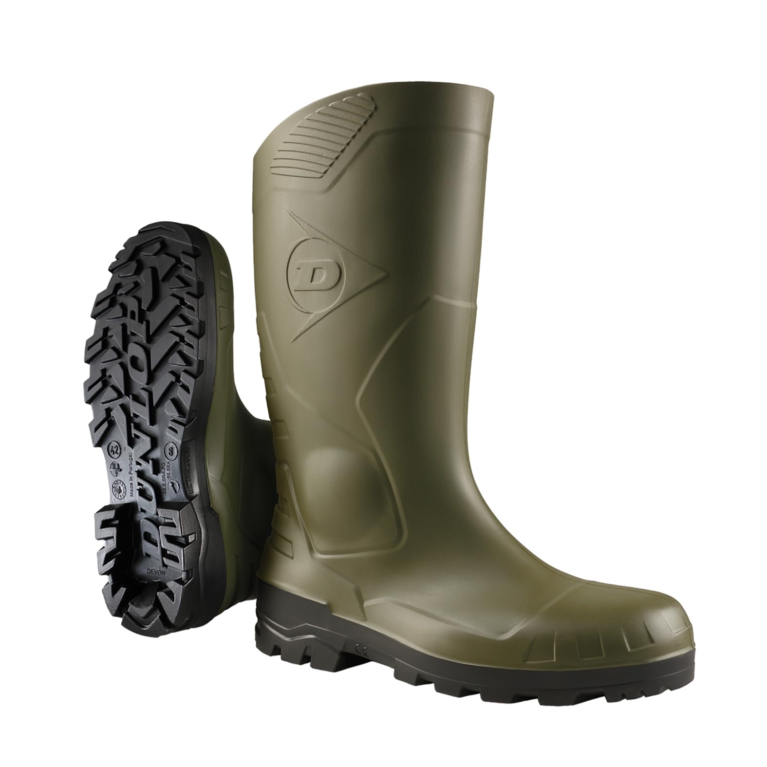 Dunlop Devon Full Safety 44 EU Grün Angebot bei HelloDeals