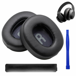1 Paar Ersatz-Ohrpolster und 1 Kopfbügel für JBL Tune 700(700BT)/710(710BT)/720(720BT)/750(750BT,750BTNC)/760(760NC) Kopfhörer, mit Memoryschaum PU-Schwarz & Kopfbügel Angebot bei HelloDeals