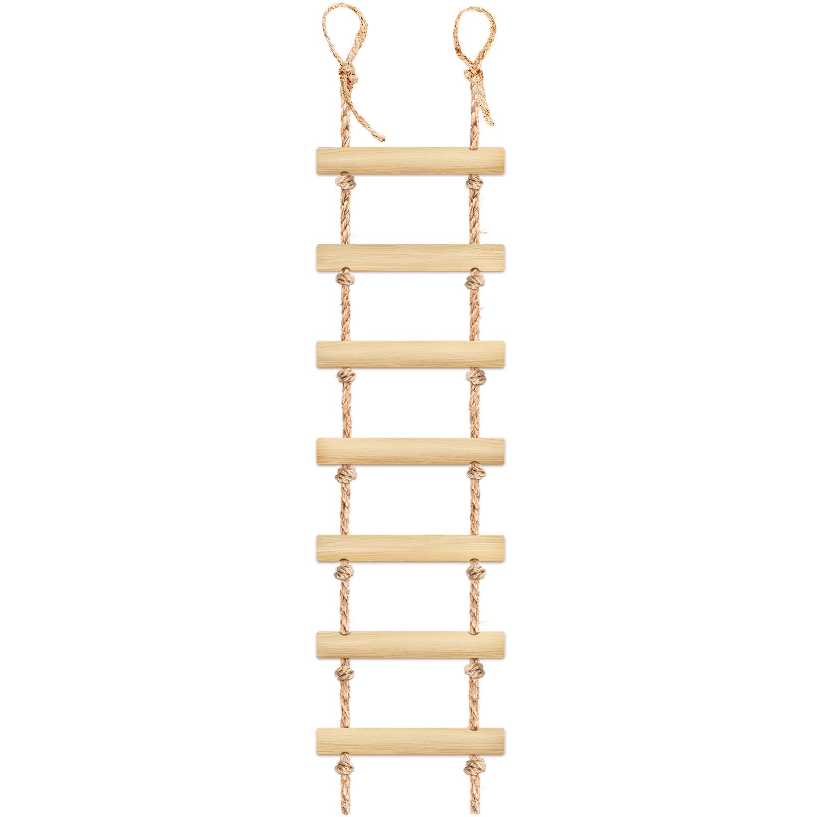 Wichtel Strickleiter, 18 x 4,5 cm Wichtel Leiter, Wichtel Zubehör Weihnachten, Wichtelleiter Elfen Leiter, Miniatur Deko Leiter für Wichtel Türdekoration, Weihnachtswichtel Zubehör Angebot bei HelloDeals