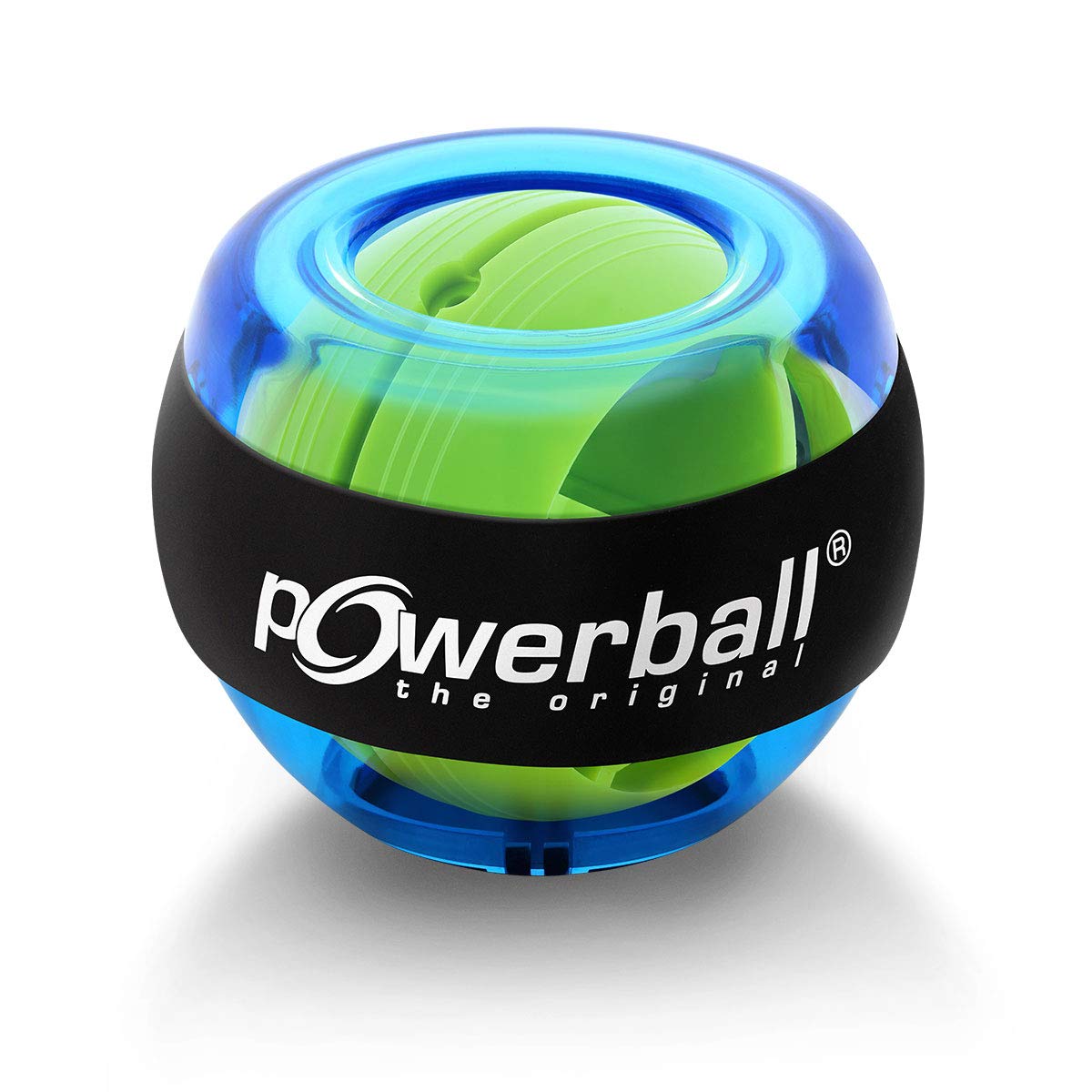 Powerball Basic, gyroskopischer Handtrainer, transparent-blau, das Original von Kernpower Angebot bei HelloDeals