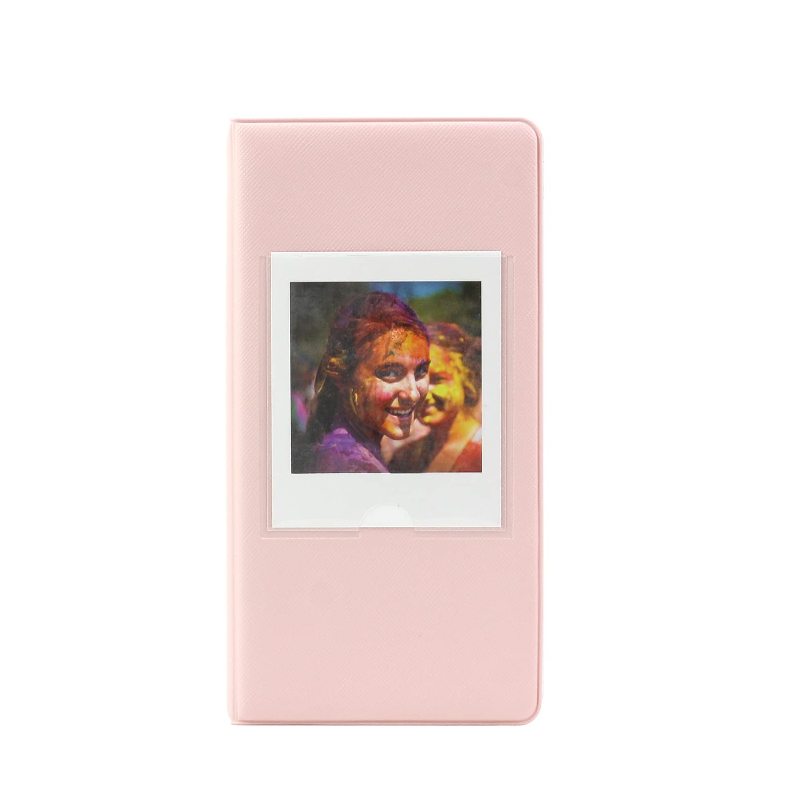 MUZIRI KINOKOO Mini Photo Album PVC Leather Wallet Album Compatible For Fuji Instax SQUARE SQ1 SQ20 SQ10 SQ6 Fuji Camera Share SP-3 Pictures Holder 64 Pockets (Pink) Angebot bei HelloDeals