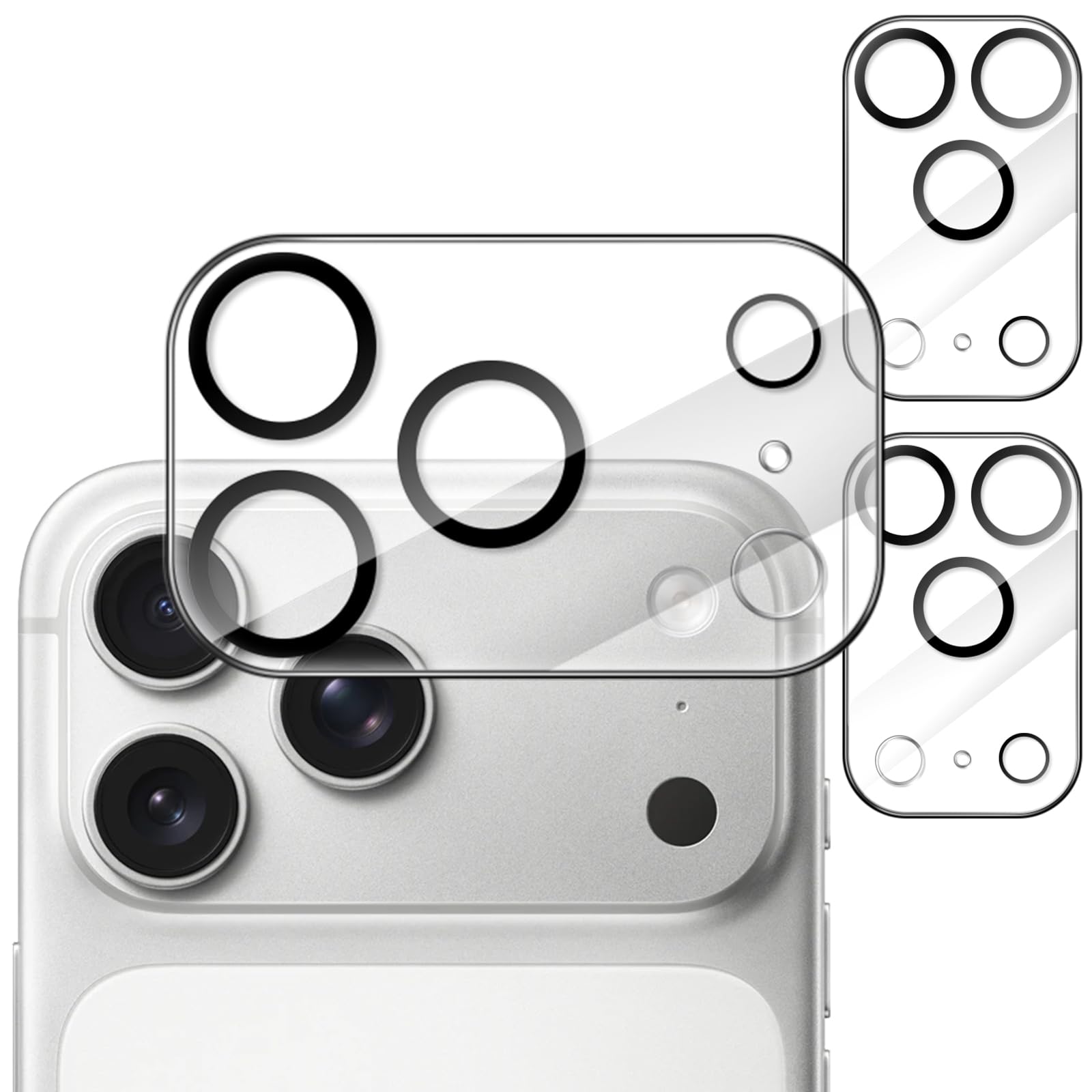 JETech Kameraschutz für iPhone 17 Pro 6,3 Zoll, 9H Gehärtetes Glas, Anti-Kratzer, Hat Keinen Einfluss auf die Hülle, Beeinträchtigt Nachtaufnahmen Nicht, HD Klar, 3 Stück (Durchsichtig) Angebot bei HelloDeals