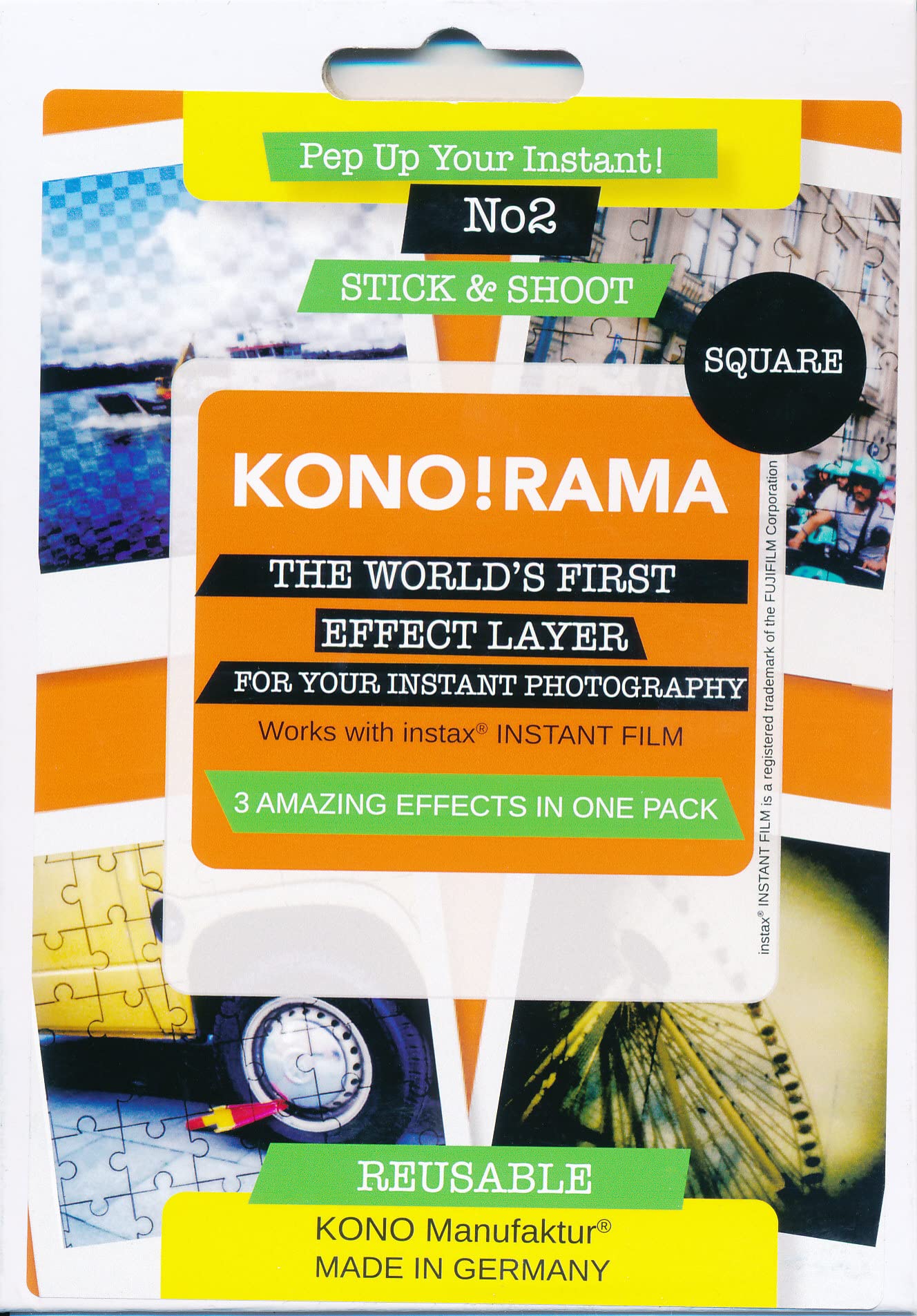 2-Square 3er Filter Set für Fuji INSTAX Square Filter Set 2 SQUARE Angebot bei HelloDeals