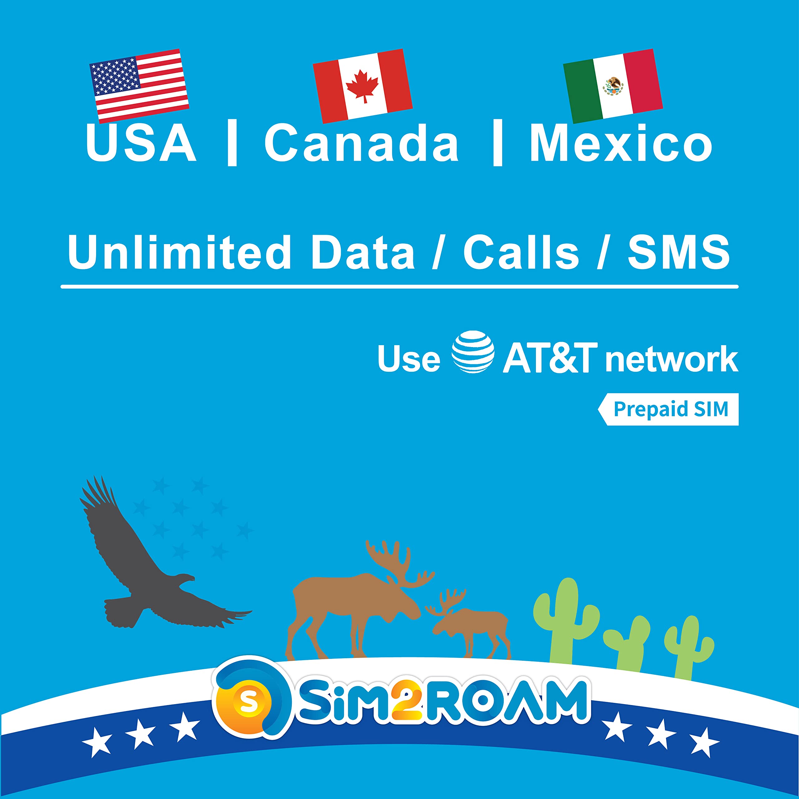USA Kanada Mexiko AT&T SIM-Karte | unbegrenzte Hochgeschwindigkeitsdaten/Anrufe/SMS | ATT SIM-Karte US, USA, Kalifornien, Kanada, Mexiko | nur passend für iPhone (15 Tage) 15 Days Angebot bei HelloDeals