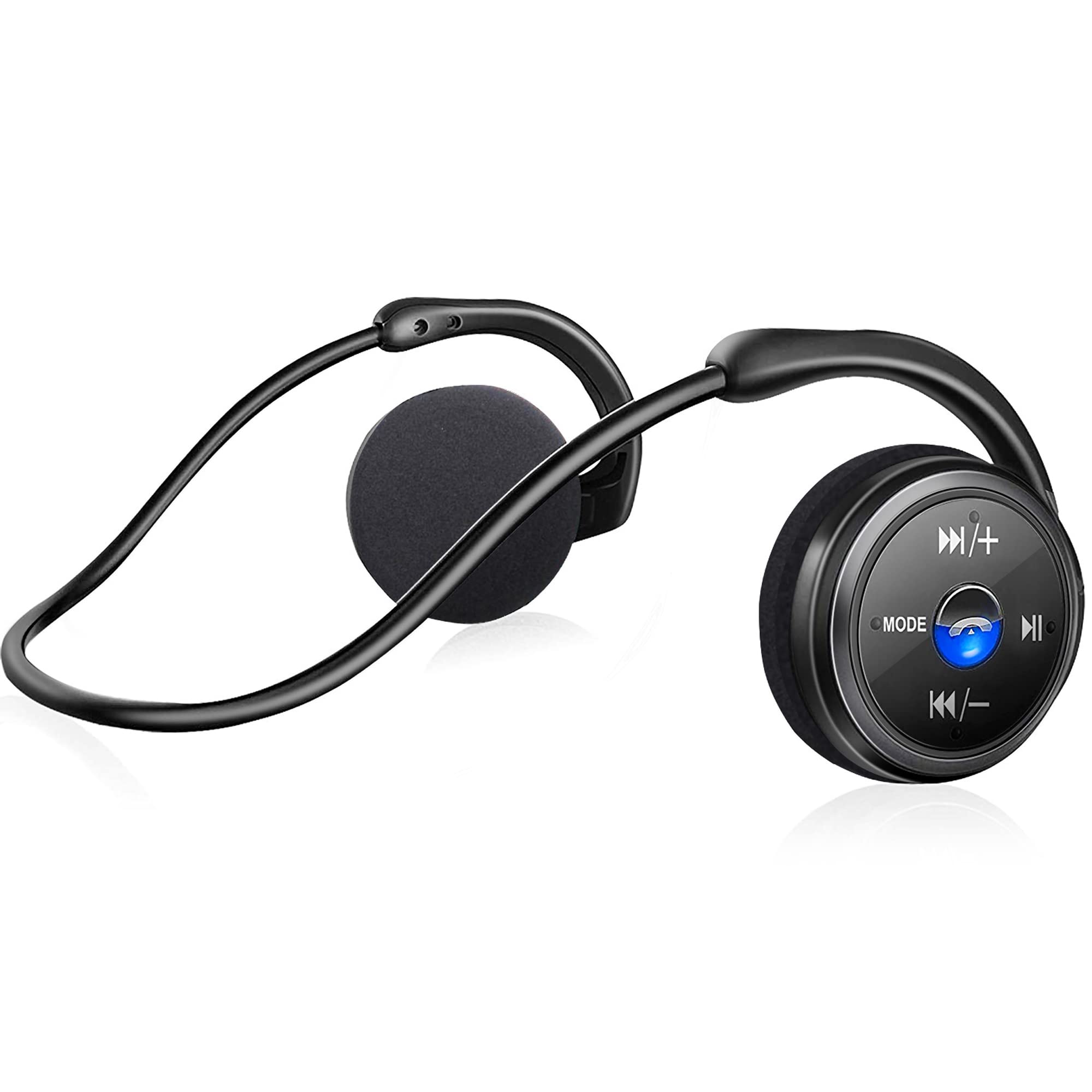 Kabellose Kopfhörer mit FM-Funktion, Bluetooth 5.0-Kopfhörer, Sport, schweißfest, Freisprechen, unterstützt TF-Karte, Stereo-Headsets, bequem, leicht, mit Mikrofon, kompatibel mit iPhone, And Angebot bei HelloDeals