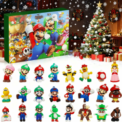 Adventskalender 2025,24 Anime Figuren für die Weihnachtszeit Geschenk,Weihnachts Countdown Neujahrsgeschenk (D) Angebot bei HelloDeals