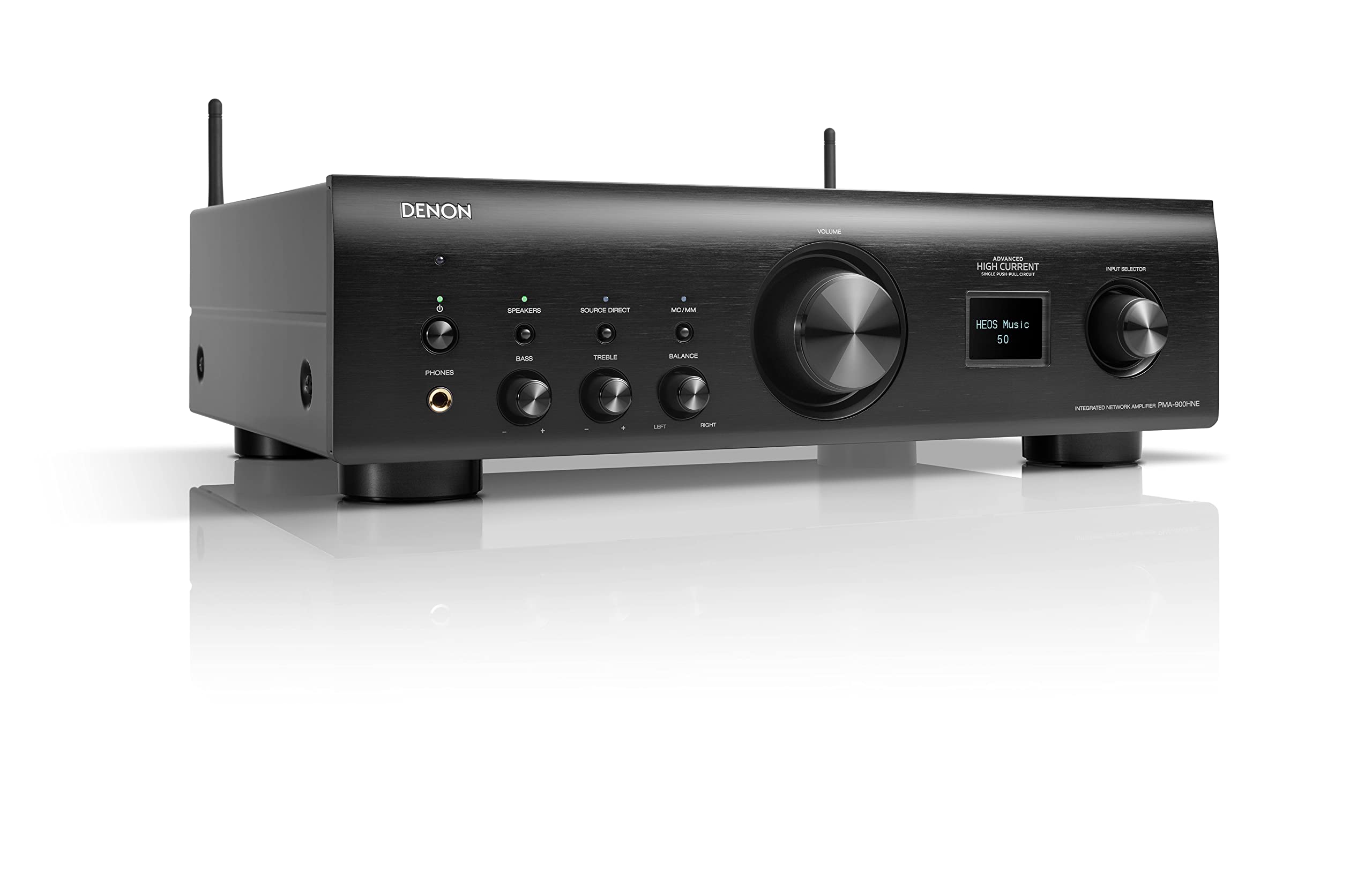 Denon PMA-900HNE HiFi Verstärker, Stereo Verstärker mit HEOS Built-in, 2x85W, eingebauter Phono-Vorverstärker, Hi-Res Zertifiziert, AirPlay 2, Bluetooth, Schwarz Angebot bei HelloDeals