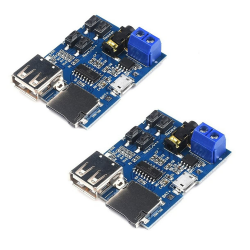 JZK 2 x MP3-Decoder-Board, MP3-Format, Decodierplatine, TF-Karte, U-Disk, MP3-Dekodierungs-Player-Modul mit Leistungsverstärker Angebot bei HelloDeals