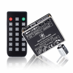 DONGKER Bluetooth 5.1 Verstärkerplatine DC 9-24V 2x50W Hifi 2.0 Stereo Audio Empfänger Leistungsverstärker Modul mit AUX/Bluetooth/U-disk, Fernbedienung App 2 Kanal DIY Heimlautsprecher Angebot bei HelloDeals