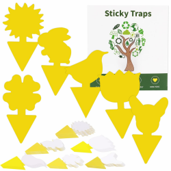 60 Stück Trauermücken Bekämpfen,Gelbsticker Trauermücken,Gelbtafeln Klebefallen Gegen Trauermücken für die Zimmerpflanzen,Fliegenfalle Blumentopf,Sicher,Geruchlos,für den Innen-Außenbereich Angebot bei HelloDeals