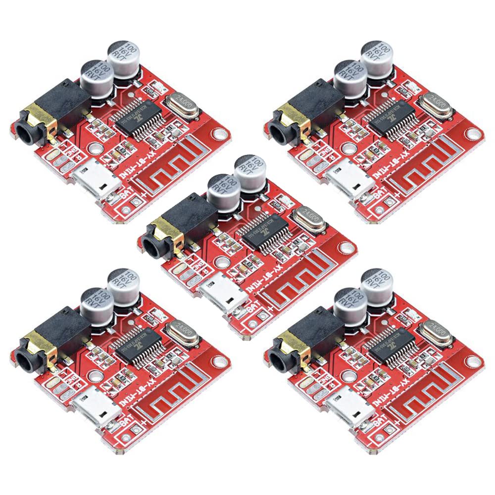 Heemol 5 Stück Bluetooth Receiver Board 3.7-5V 5.0 Verlustfreie Decoder Board Wireless Stereo Music Module. Angebot bei HelloDeals