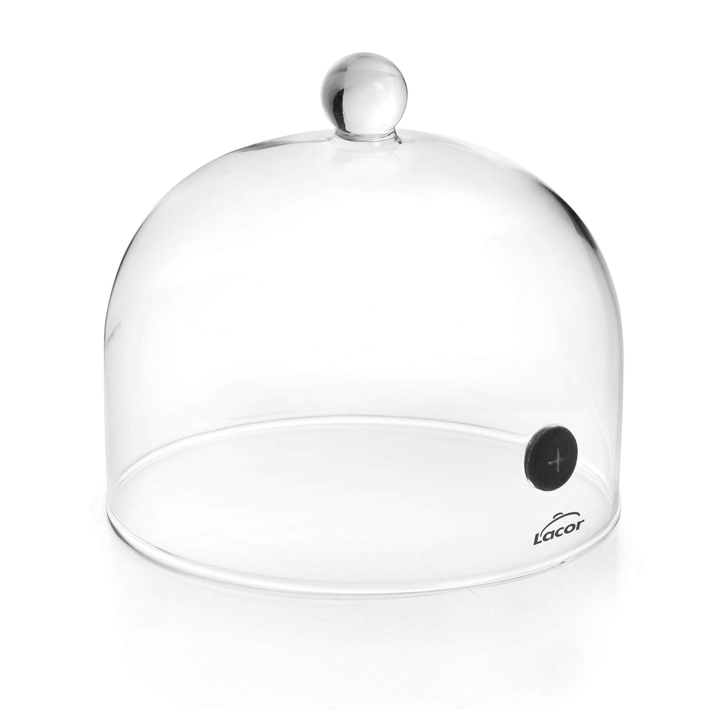 Lacor - 61815 - Magic Food Smoker Bell , Glasdeckel mit Ventil , Ermöglicht den Eintritt von Rauch , Dampf und Aromen zu rauchen und aromatisieren Lebensmittel , 16 x 12cm Ø 16x12 cm Angebot bei HelloDeals