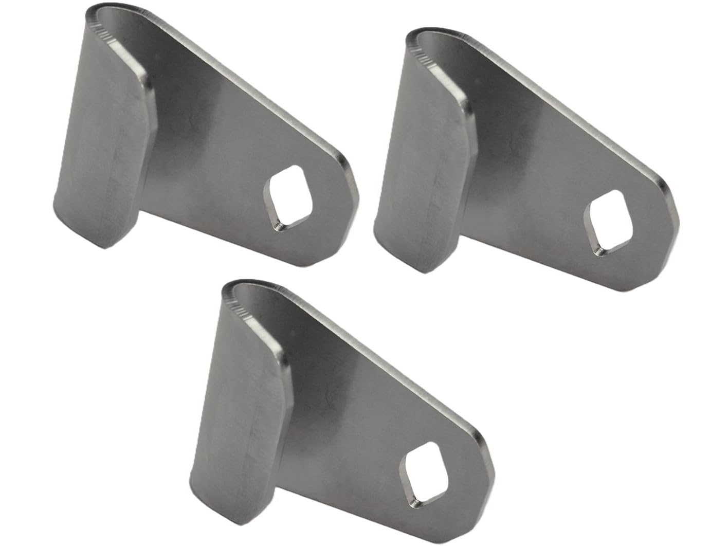 Haken für Mülltonnen-Deckel/Edelstahl - SET 3 Stück Angebot bei HelloDeals