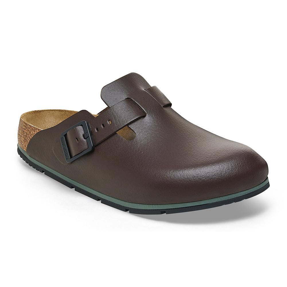 Birkenstock Boston Pro Leder Clogs - Hochwertige zertifizierte Berufsschuhe für Medizin, Gastronomie und Service 44 EU Java Angebot bei HelloDeals
