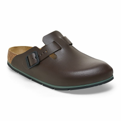 Birkenstock Boston Pro Leder Clogs - Hochwertige zertifizierte Berufsschuhe für Medizin, Gastronomie und Service 44 EU Java Angebot bei HelloDeals