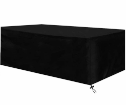 Gartenmöbel Abdeckung, Abdeckplane für Gartenmöbel Wasserdicht Winterfest, Alle Größen Atmungsaktiv Oxford Schutzhülle Gartenmöbel Rechteckig UV-Outdoor Furniture Cover 120x60x95cm,(47.2x23.6x37.4in) Schwarz Angebot bei HelloDeals