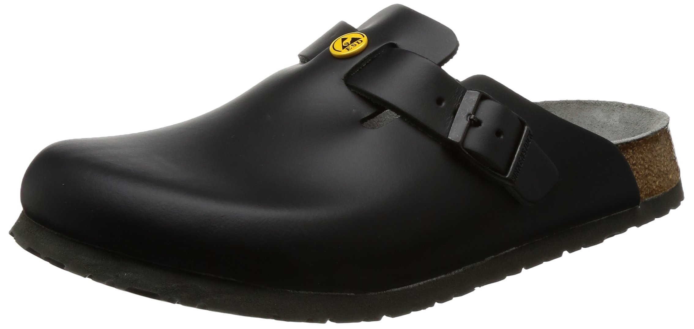 Birkenstock Herren Clogs Boston ESD normales Fußbett 43 EU Schwarz Angebot bei HelloDeals